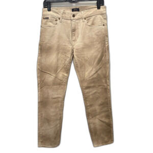 Polo Ralph Lauren the Tompkins Skinny Crop Jeans Tan Tie Dye Bohemian Size‎ 28